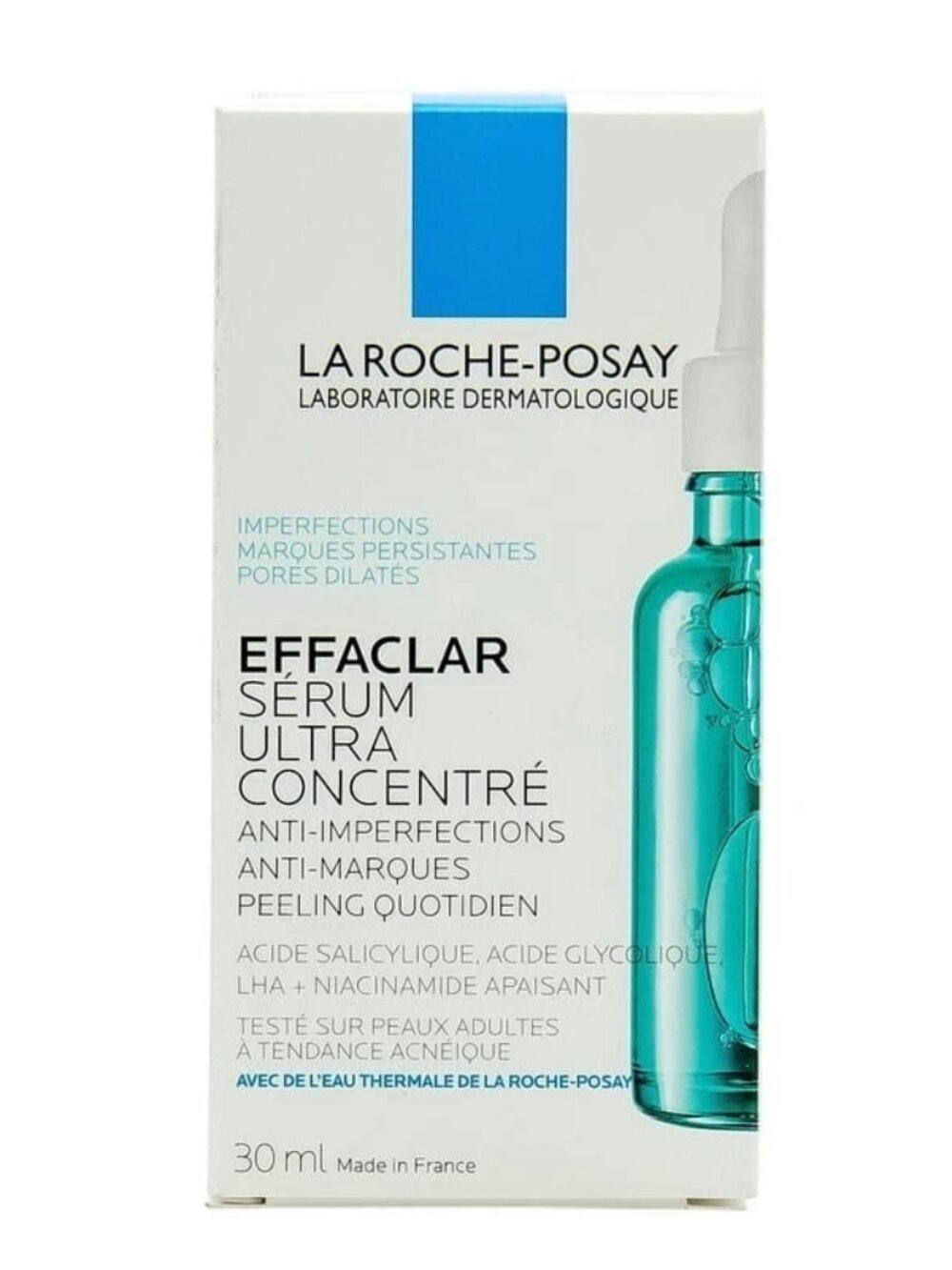 La Roche-Posay Effaclar Serum 30ml Face Peeling 3 Acid Complex Acne